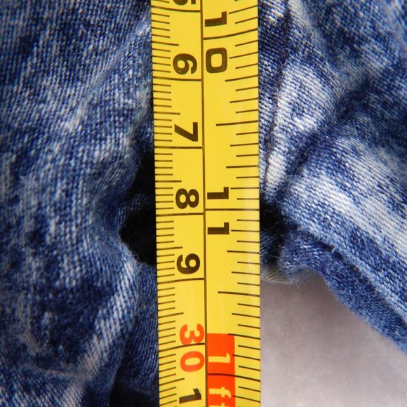 Love Culture Acid Wash Elastic High Waist Straight - Picture 7 of 8